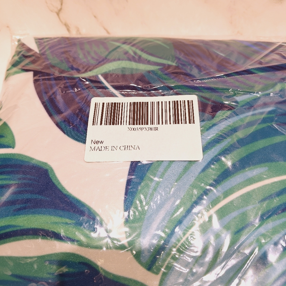 Tropical Leaf Print Furniture Cover